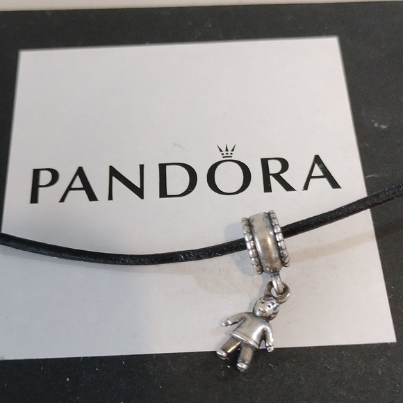 Pandora Retired Sterling Silver Boy Dangle Family Bead - 790859 - Picture 5 of 5